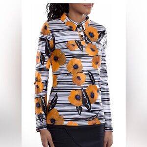 NWOT Swingdish Women’s Rhonda  Long Sleeve Golf Top Sz XL $99